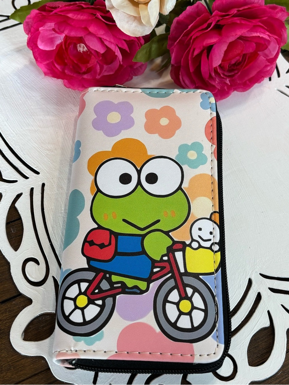 Keroppi Wallet – Pink & Multicolor